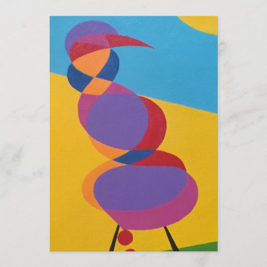 Beautiful and Vibrant Colors! Invitation Einladung (Vorderseite)