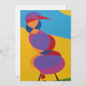 Beautiful and Vibrant Colors! Invitation Einladung (Vorne/Hinten)