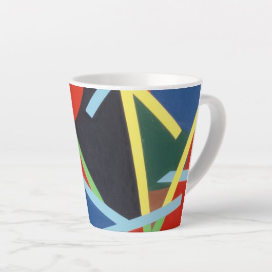 Beautiful and Vibrant Colors! Latte Mug Milchtasse (Rechte Ecke)