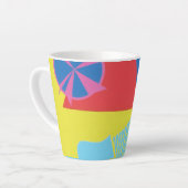 Beautiful and Vibrant Colors! Latte Mug Milchtasse (Linke Ecke)