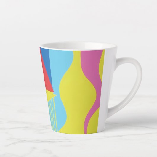 Beautiful and Vibrant Colors! Latte Mug Milchtasse (Rechts)