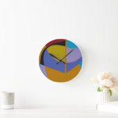 Beautiful and Vibrant Colors! Round Clock Runde Wanduhr (Zuhause)