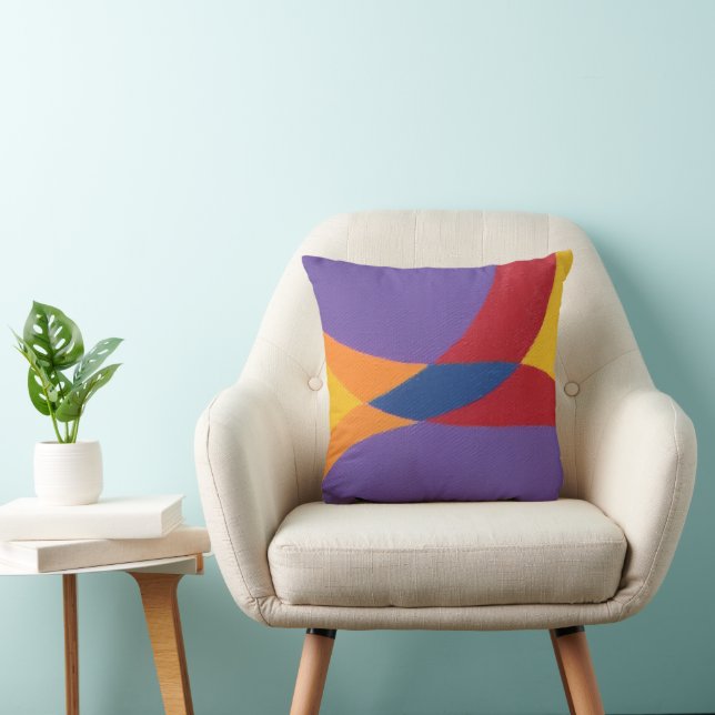 Beautiful and Vibrant Colors! Throw Pillow Kissen (Stuhl )