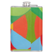 Beautiful and Vibrant Colors! Vinyl Wrapped Flask Flachmann (Rückseite)