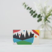 Beautiful and Vibrant Colors! Visitenkarte (Stehend Vorderseite)