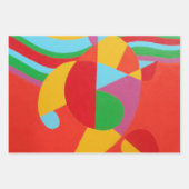 Beautiful and Vibrant Colors! Wrapping Paper Sheet Geschenkpapier Set (Vorderseite)
