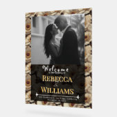 Beautiful Anemones Charm Garden Wedding Acrylschild (Winkel)