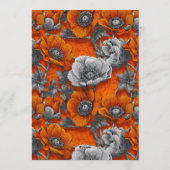 Beautiful Anemones Flower 15Th Birthday Party Einladung (Rückseite)