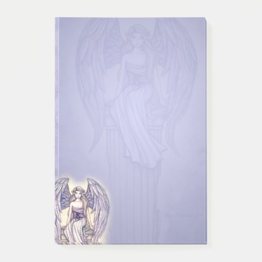 Beautiful Angel Art Notepad Post-it Klebezettel (Vorderseite)
