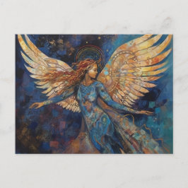 Beautiful Angel Collage Postkarte