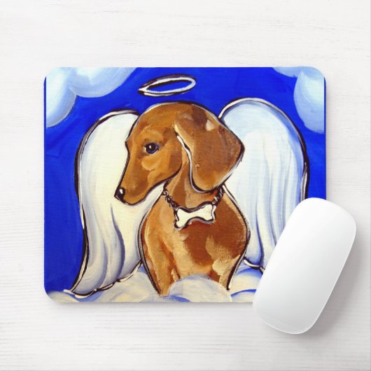"Beautiful Angel Dackel MousePads" Mousepad (Mit Mouse)