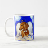 "Beautiful Angel Dackel Tasse" Kaffeetasse (Links)