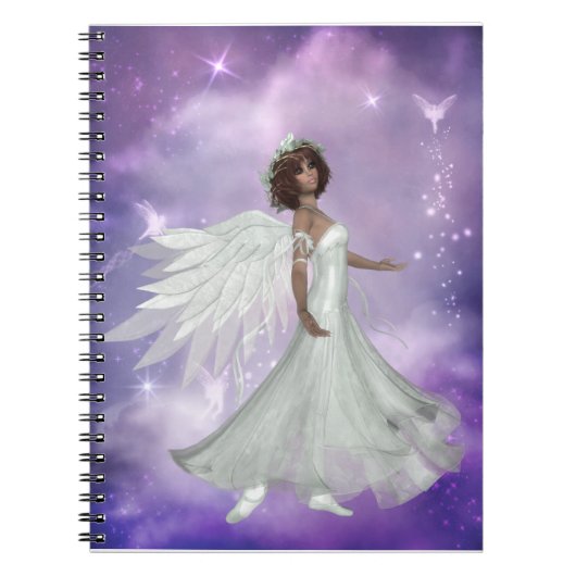 Beautiful Angel Design 3 Notebook Notizblock (Vorderseite)