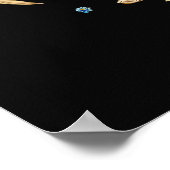 Beautiful Angel lovers customizable Poster (Ecke)