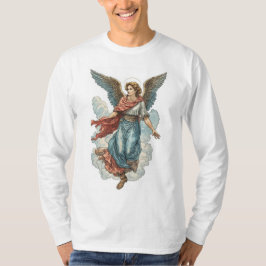 Beautiful Angel Men's Christian Long Sleeve Tee
