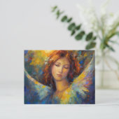 Beautiful Angel Postkarte (Stehend Vorderseite)