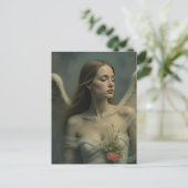 Beautiful Angel Postkarte (Stehend Vorderseite)