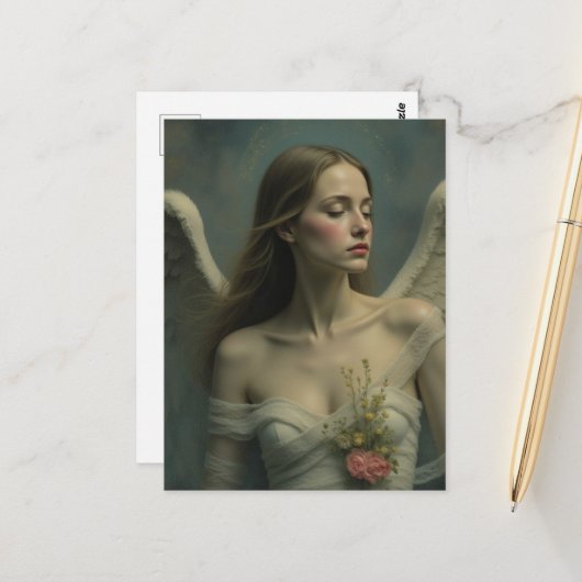 Beautiful Angel Postkarte (Vorderseite/Rückseite Beispiel)