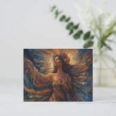 Beautiful Angel Postkarte (Stehend Vorderseite)