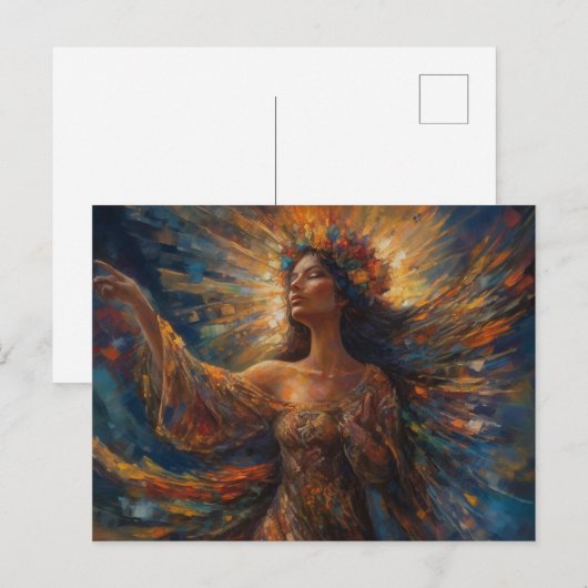 Beautiful Angel Postkarte (Vorne/Hinten)