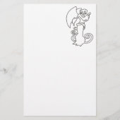 Beautiful Angel Stationary Briefpapier (Vorderseite)