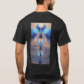 "Beautiful Angel T - Shirt | Künstlerisches Engeld (Rückseite)