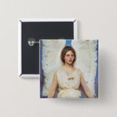Beautiful Angel Vintag Button (Vorne & Hinten)