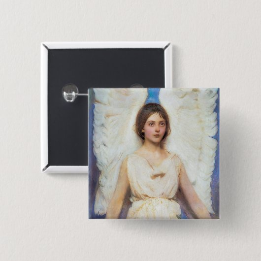 Beautiful Angel Vintag Button (Vorne & Hinten)