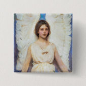 Beautiful Angel Vintag Button (Vorderseite)