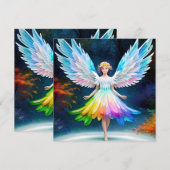 Beautiful Angel Wings Art-35444 Einladung (Vorne/Hinten)