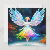 Beautiful Angel Wings Art-35444 Einladung (Rückseite)