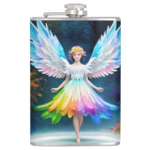 Beautiful Angel Wings Art-35444 Flachmann (Vorderseite)