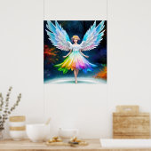 Beautiful Angel Wings Art-35444 Poster (Küche)