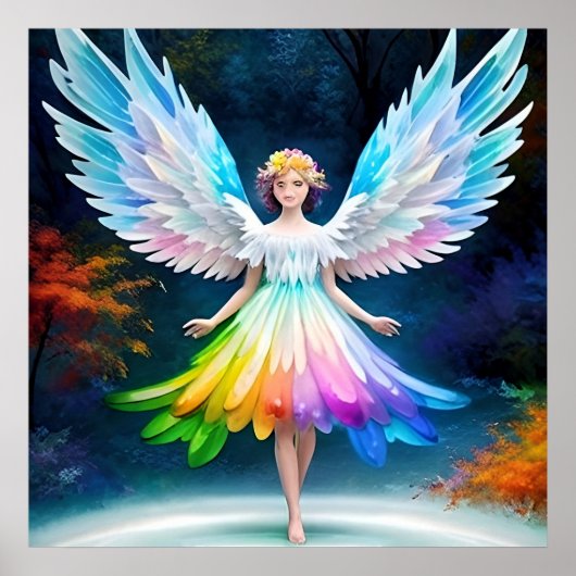 Beautiful Angel Wings Art-35444 Poster (Vorne)