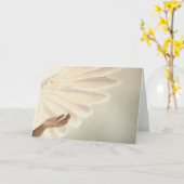 Beautiful Angel Wings - Kümmre & Ruhe Karte (Gelbe Blume)