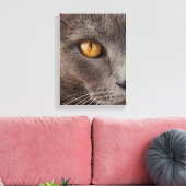 Beautiful Animal Face Canvas Print Leinwanddruck (Insitu (Wohnzimmer))