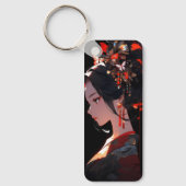 Beautiful Anime Geisha Schlüsselanhänger (Vorderseite)