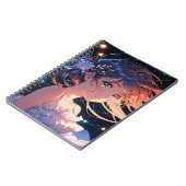 Beautiful anime girl illustration notizblock (Linke Seite)