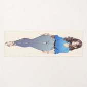 Beautiful Anime Woman Yogamatte (Vorderseite (Horizontal))