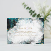 Beautiful Apatite Crystal Geode Einladung (Stehend Vorderseite)