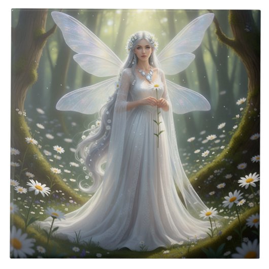 Beautiful April Diamond Fairy Fliese (Vorderseite)
