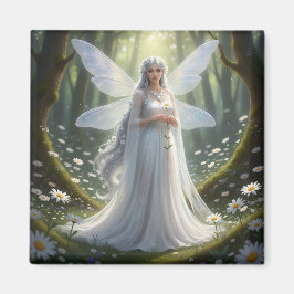 Beautiful April Diamond Fairy Magnet