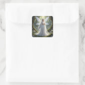 Beautiful April Diamond Fairy Quadratischer Aufkleber (Tasche)