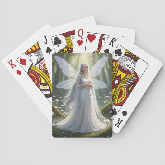 Beautiful April Diamond Fairy Spielkarten (Rückseite)