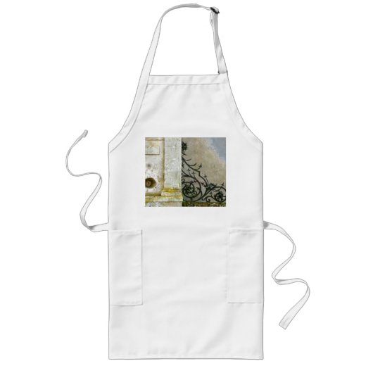 Beautiful apron with French design Lange Schürze (Vorne)