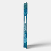 Beautiful Aquamarin Blue Agate Stone Case-Mate iPhone Hülle (Rückseite / Rechts)