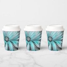 Beautiful Aquamarin Floral Print