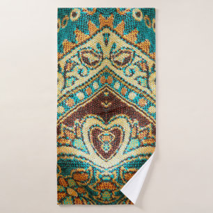 Beautiful, arab, arabic, arabian, arabesque fabric badehandtuch