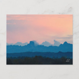 Beautiful Arizona Sunrise Feiertagspostkarte