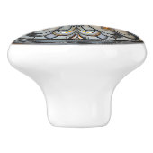 Beautiful Art Deco Gold Gran Café Al Porto Keramikknauf (Seitenansicht)